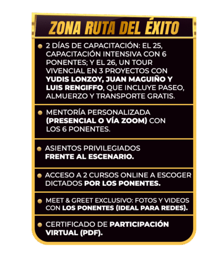 ZONA RUTA DEL ÉXITO